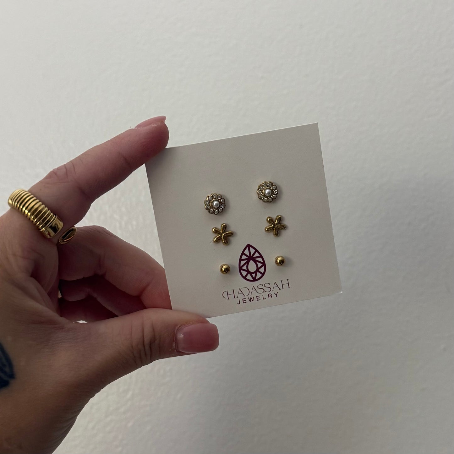 Studs Earrings Set