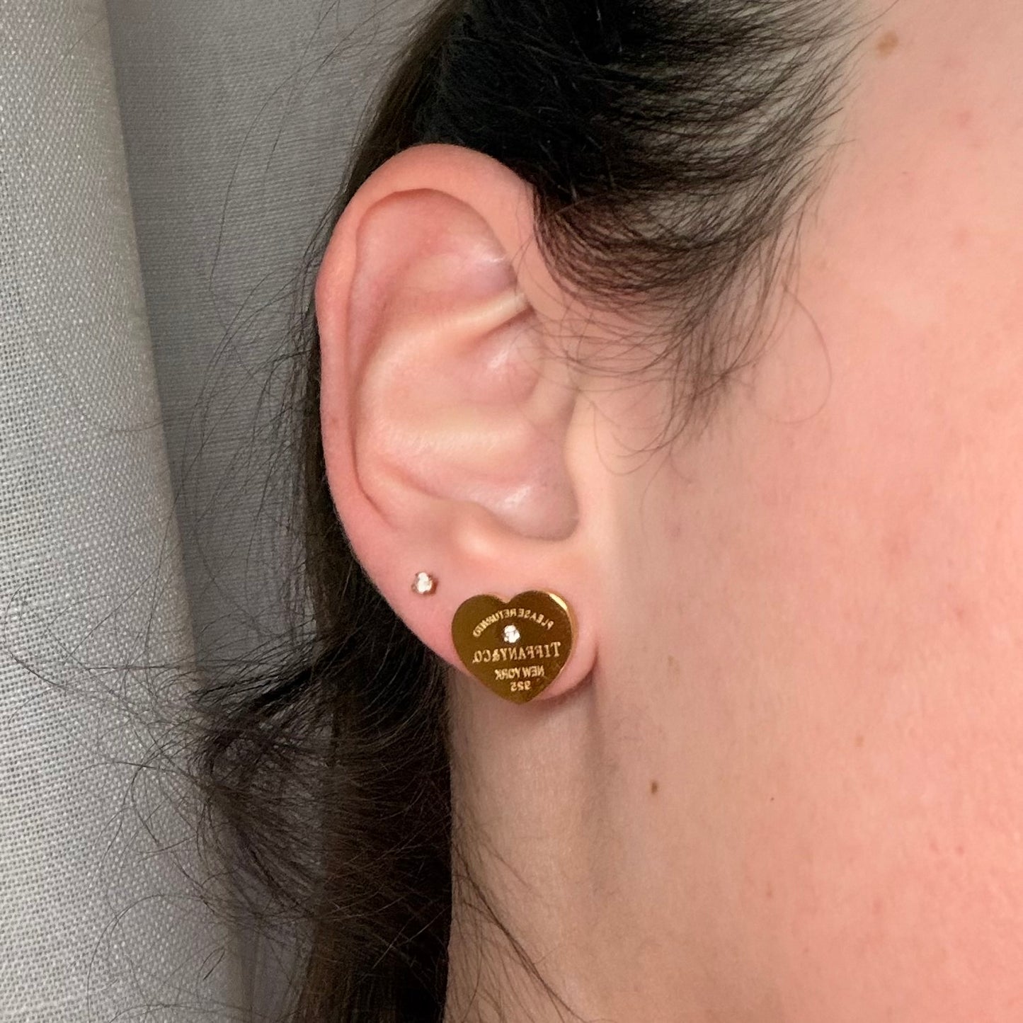 Tif Heart Studs