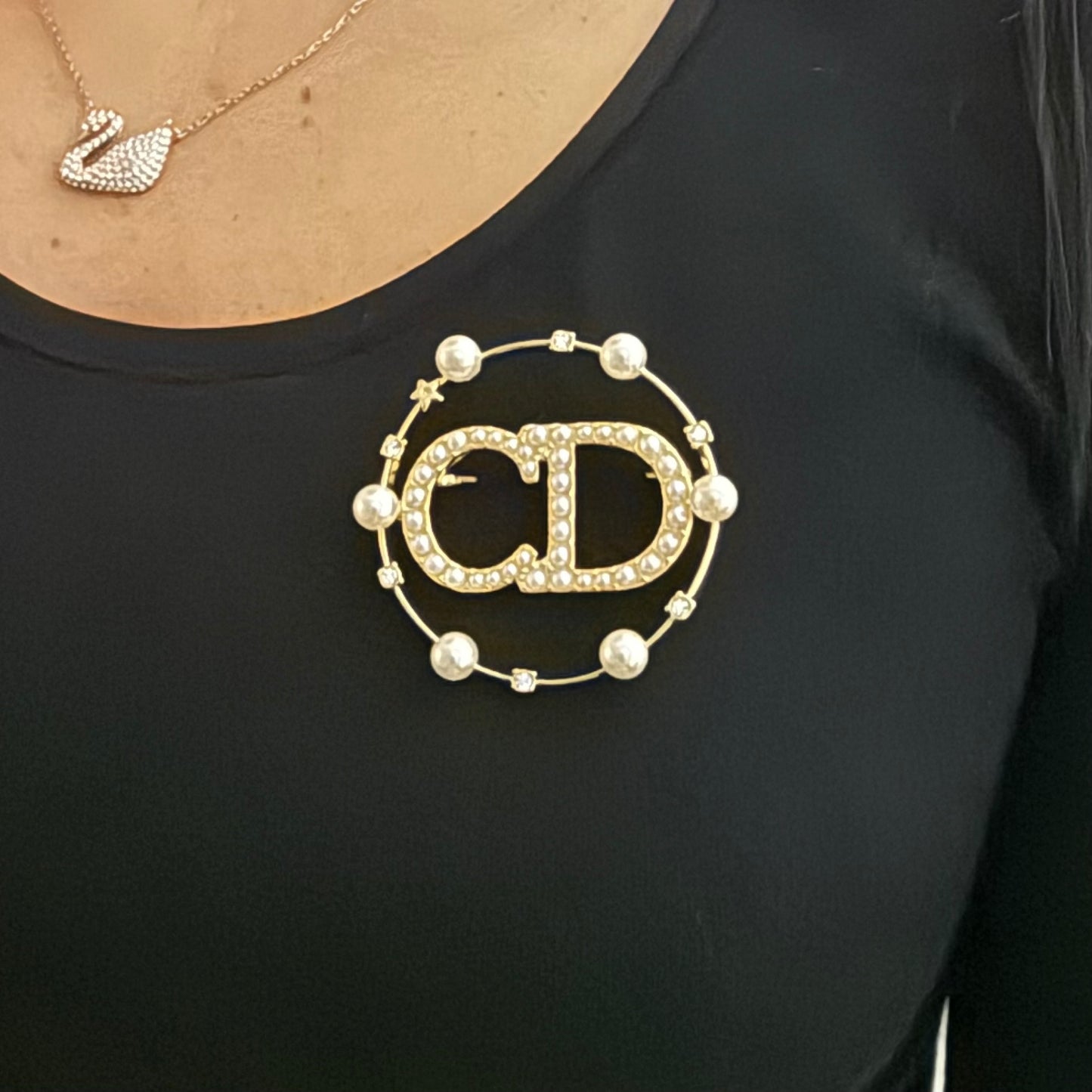 CD Brooch