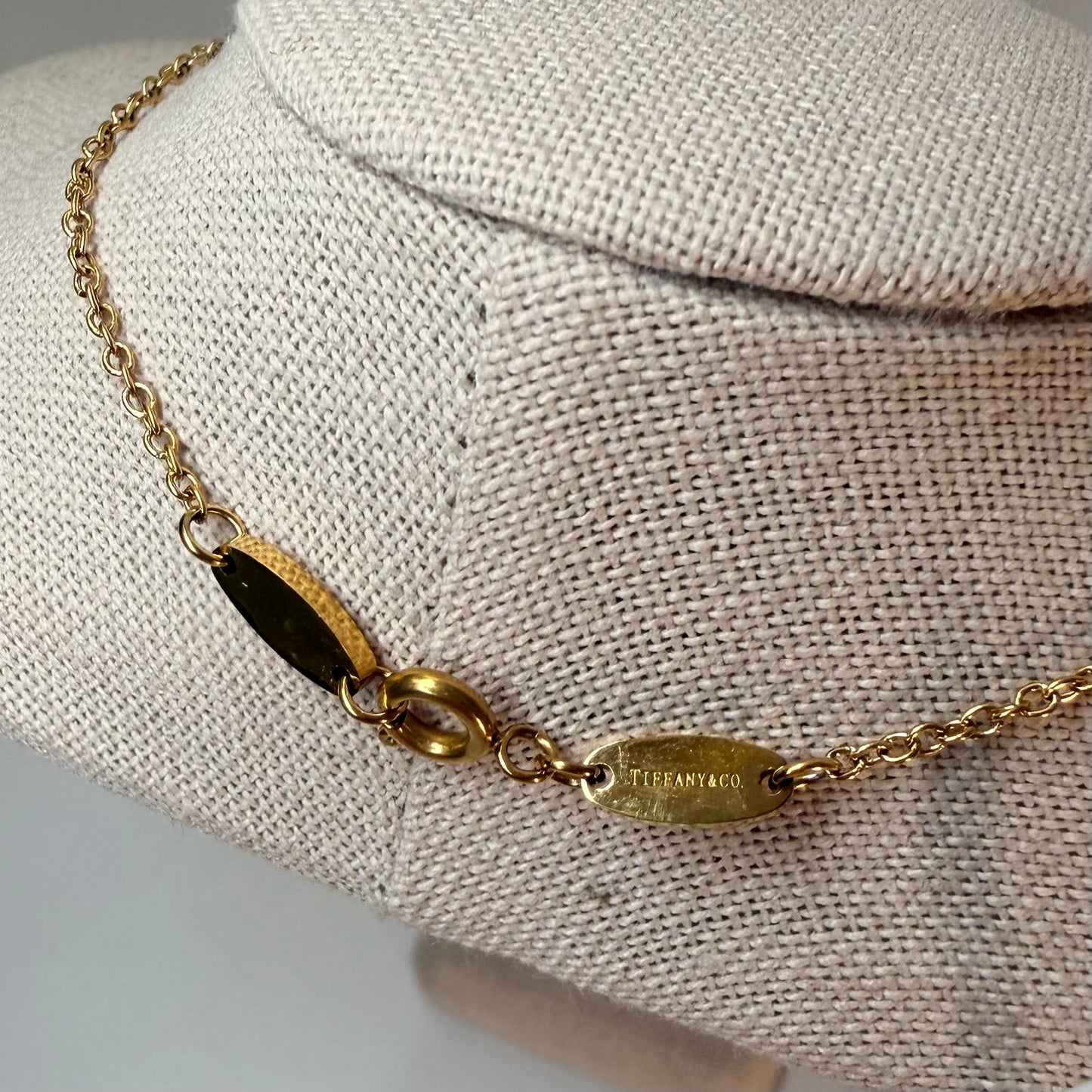 Tif Gold Heart Necklace