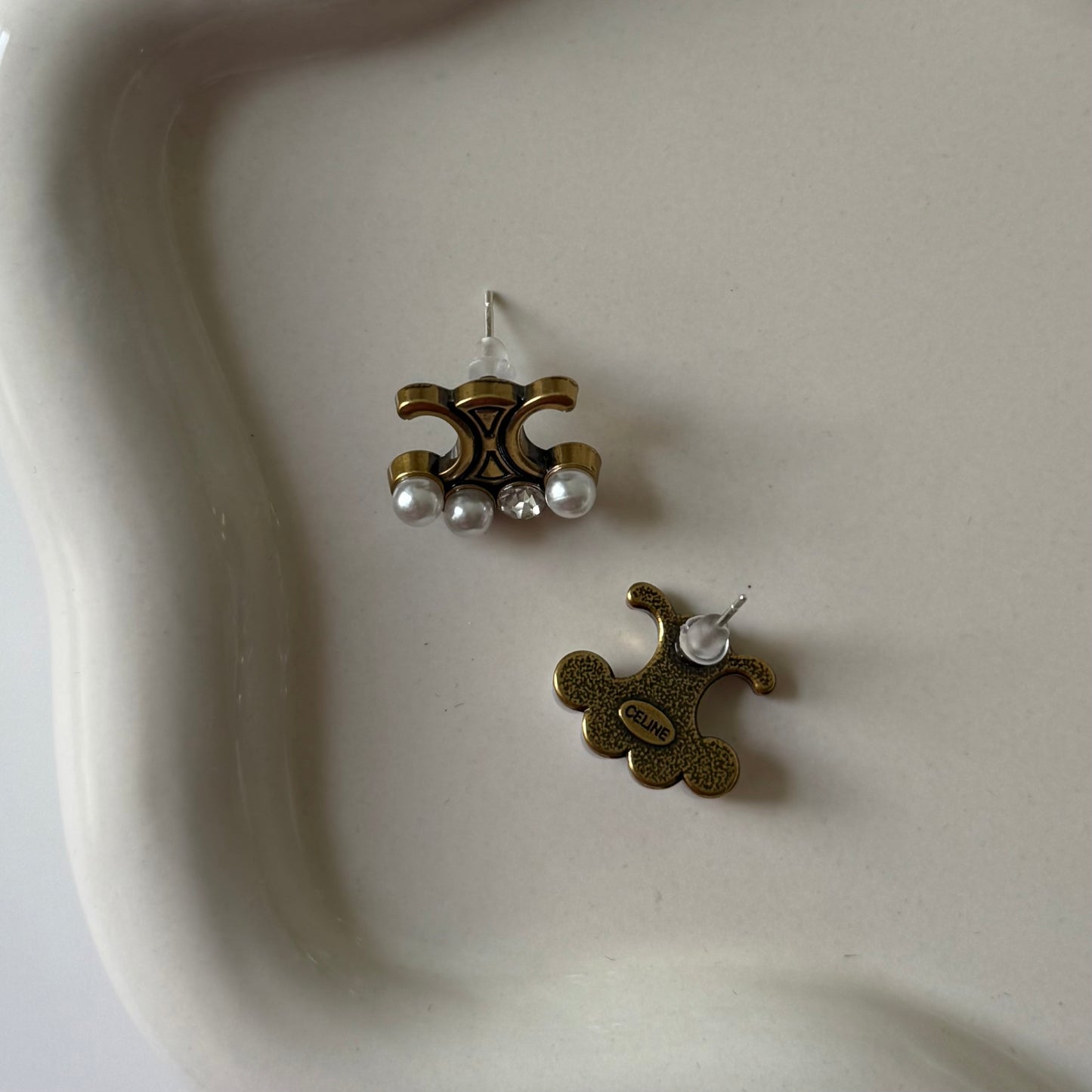 C Pearls Earrings