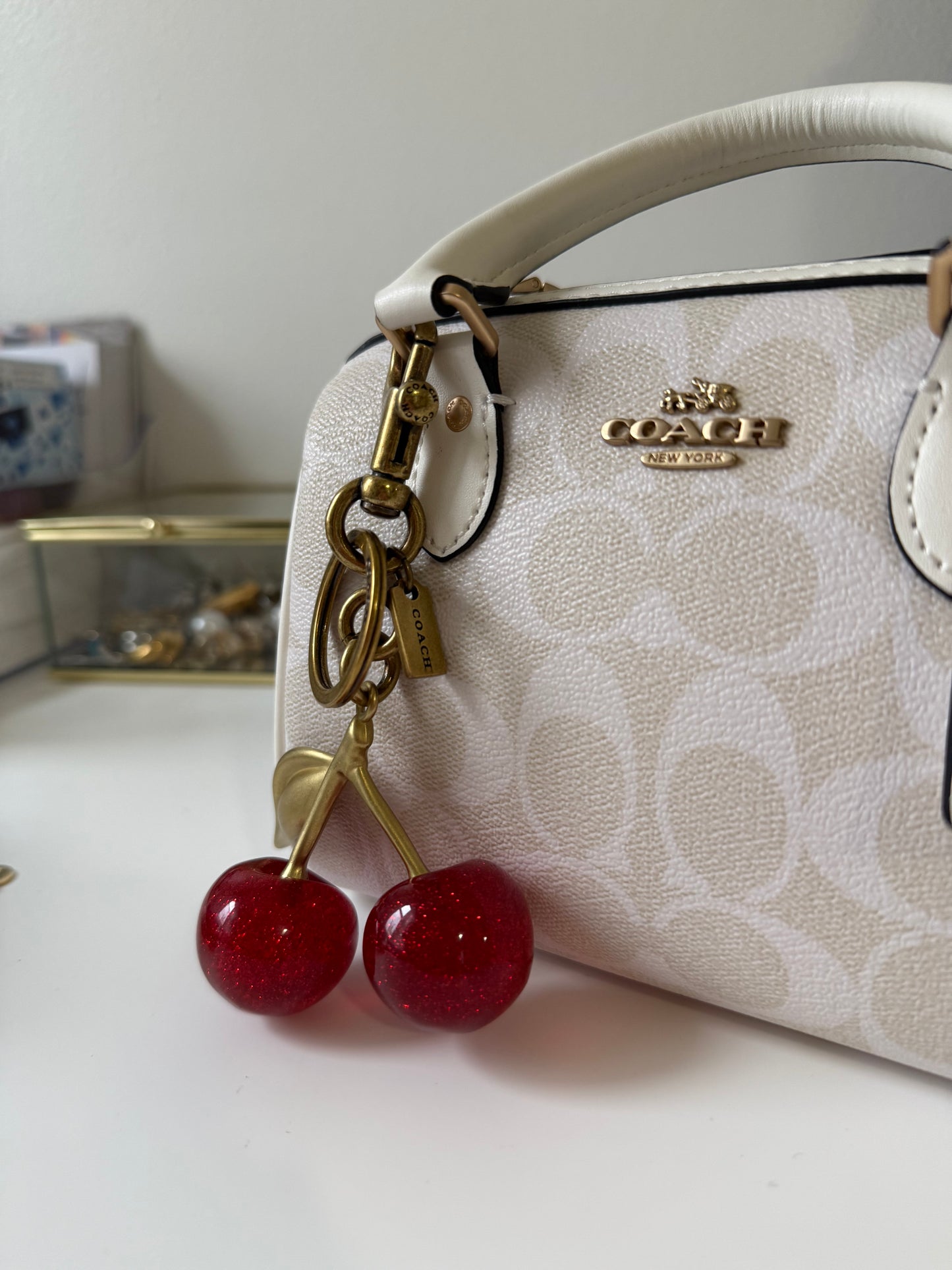 Cherry Bag Charm