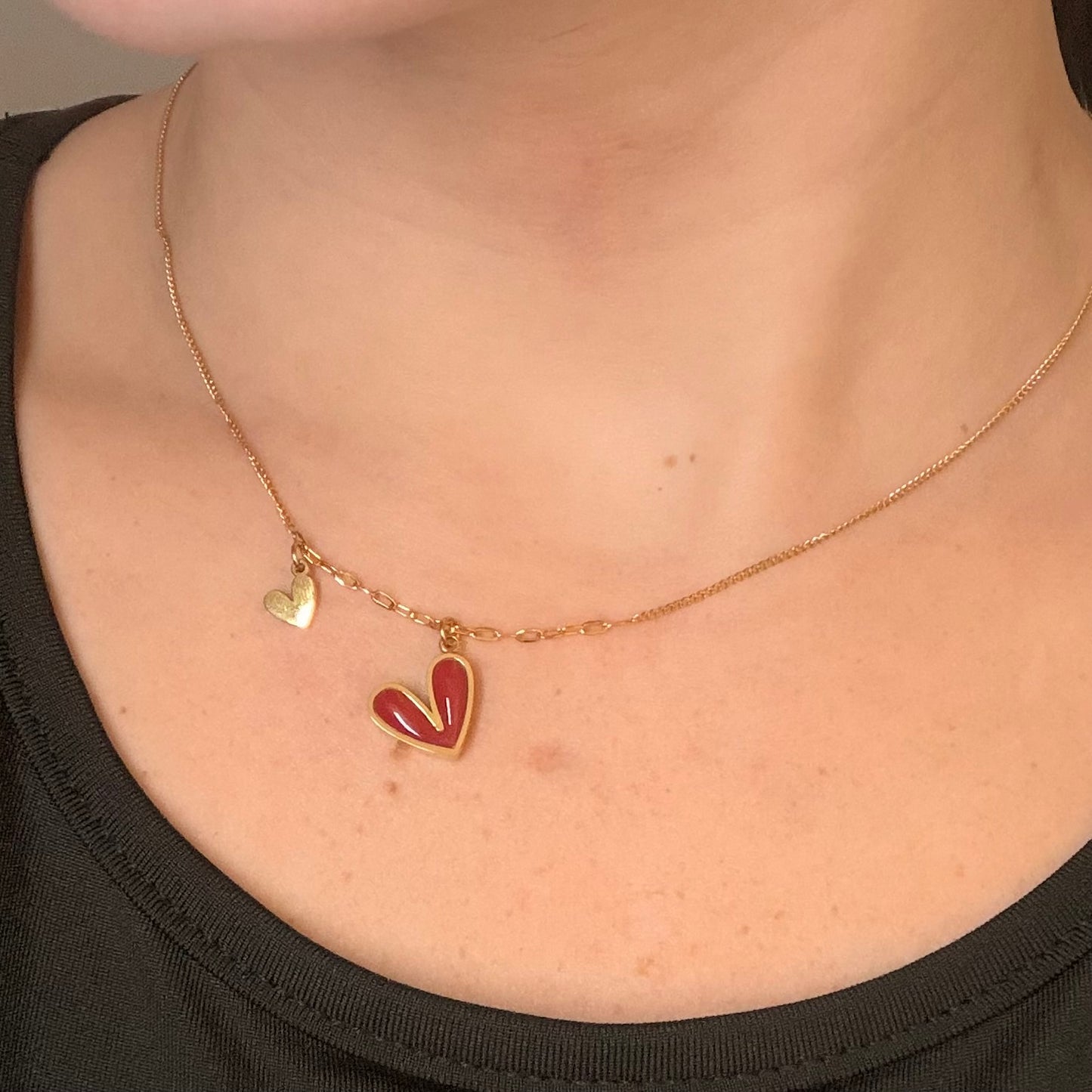 Double Heart Necklace