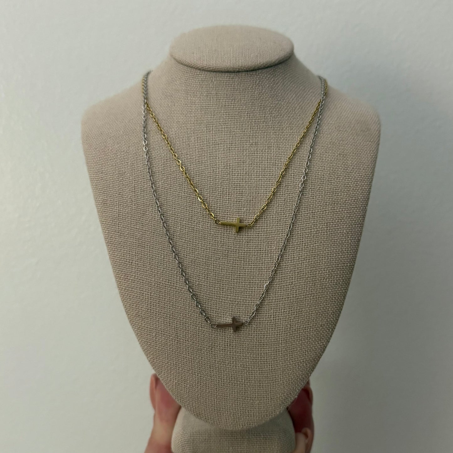 Mini Cross Necklace