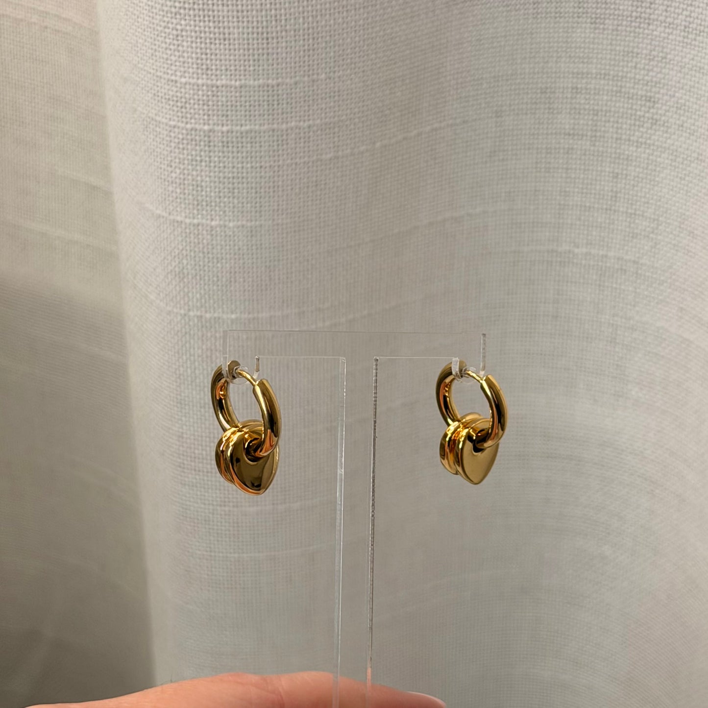 Double Heart Earrings