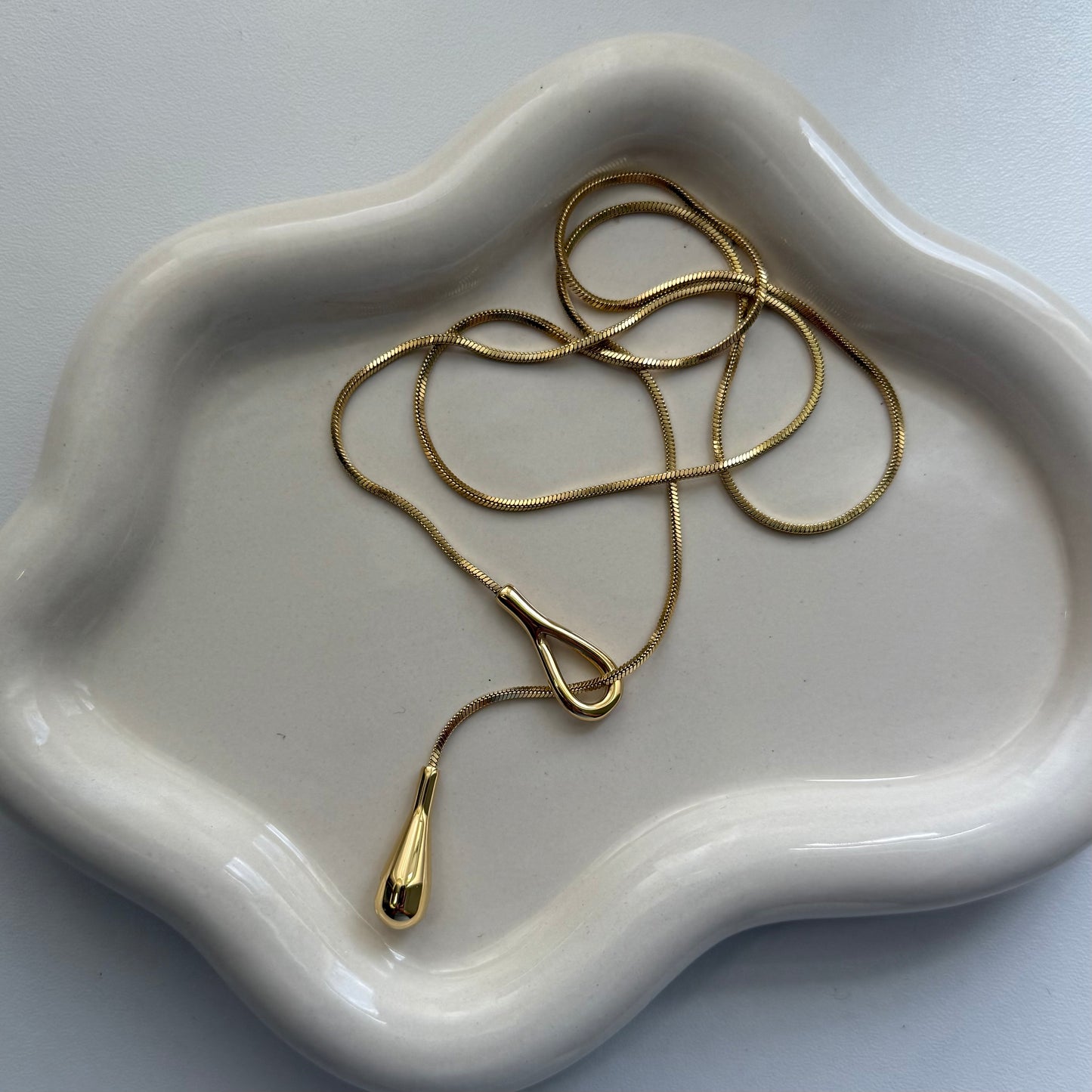 Drop Lariat Necklace