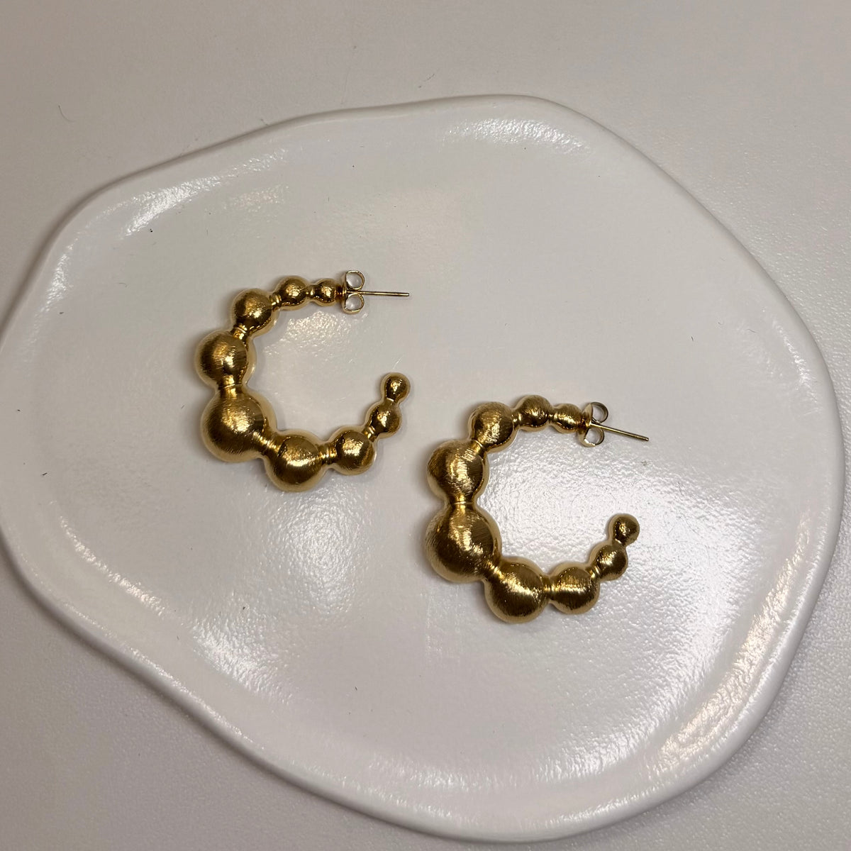 Fall Round Beads Earrings