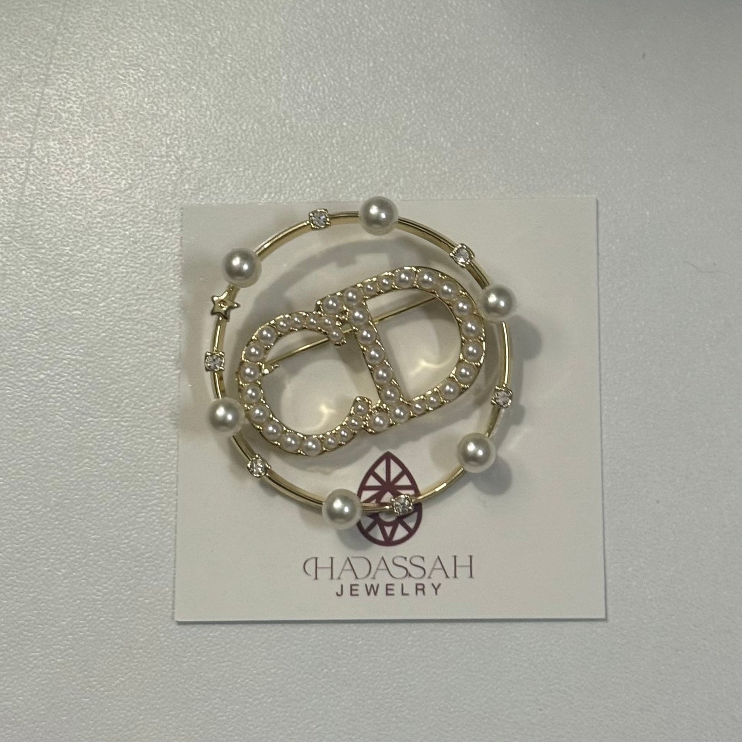 CD Brooch