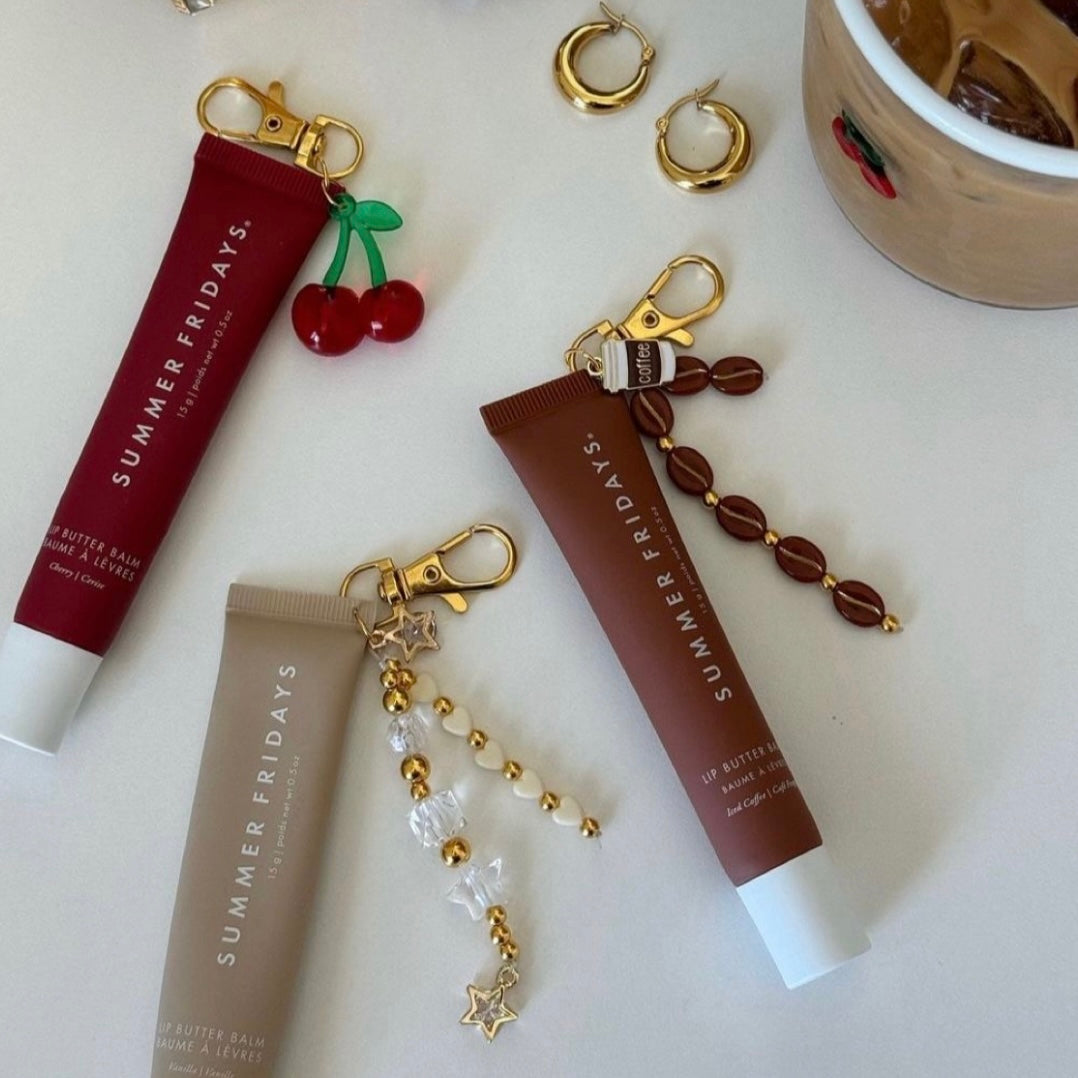 LipBalm Charm Keychain