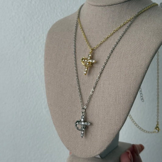 Cross Crown Necklace