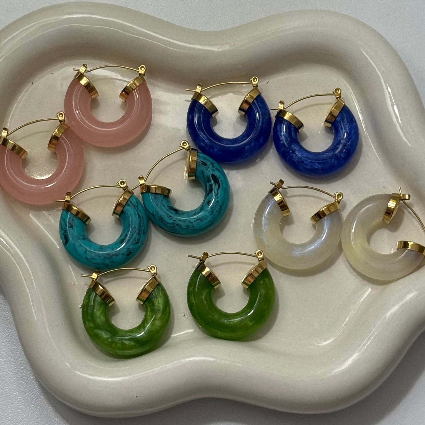 Acrylic Chunky Earrings