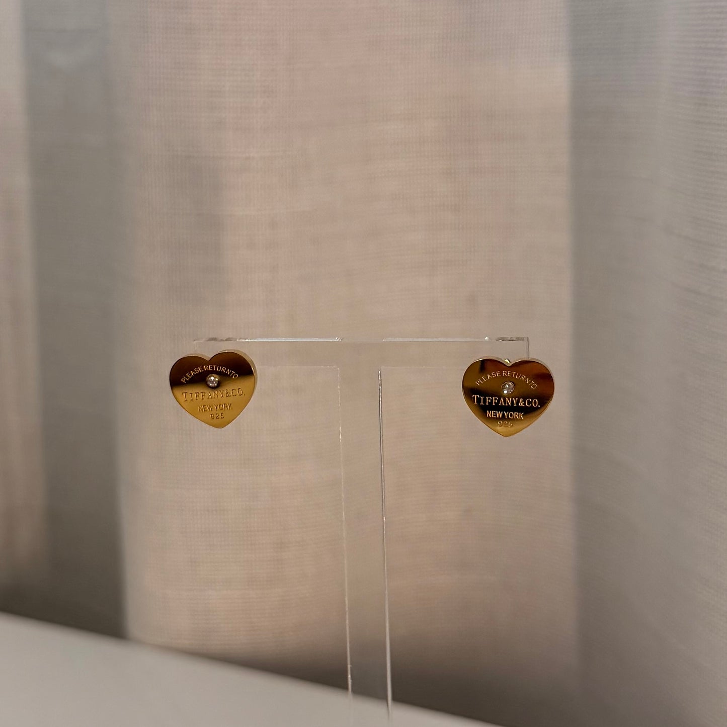 Tif Heart Studs