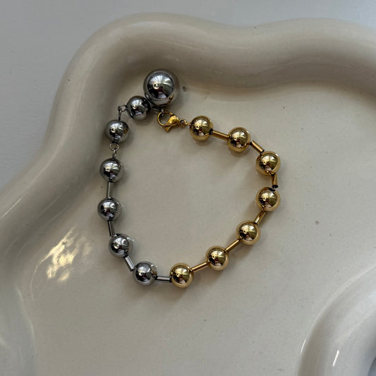 Dos Tonos Beads Bracelet