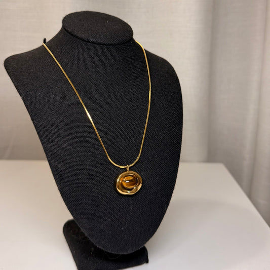 Fall France Oval Necklace