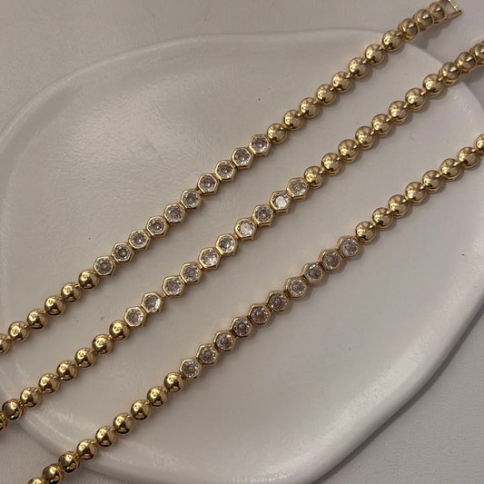 Hive Tennis Bracelet