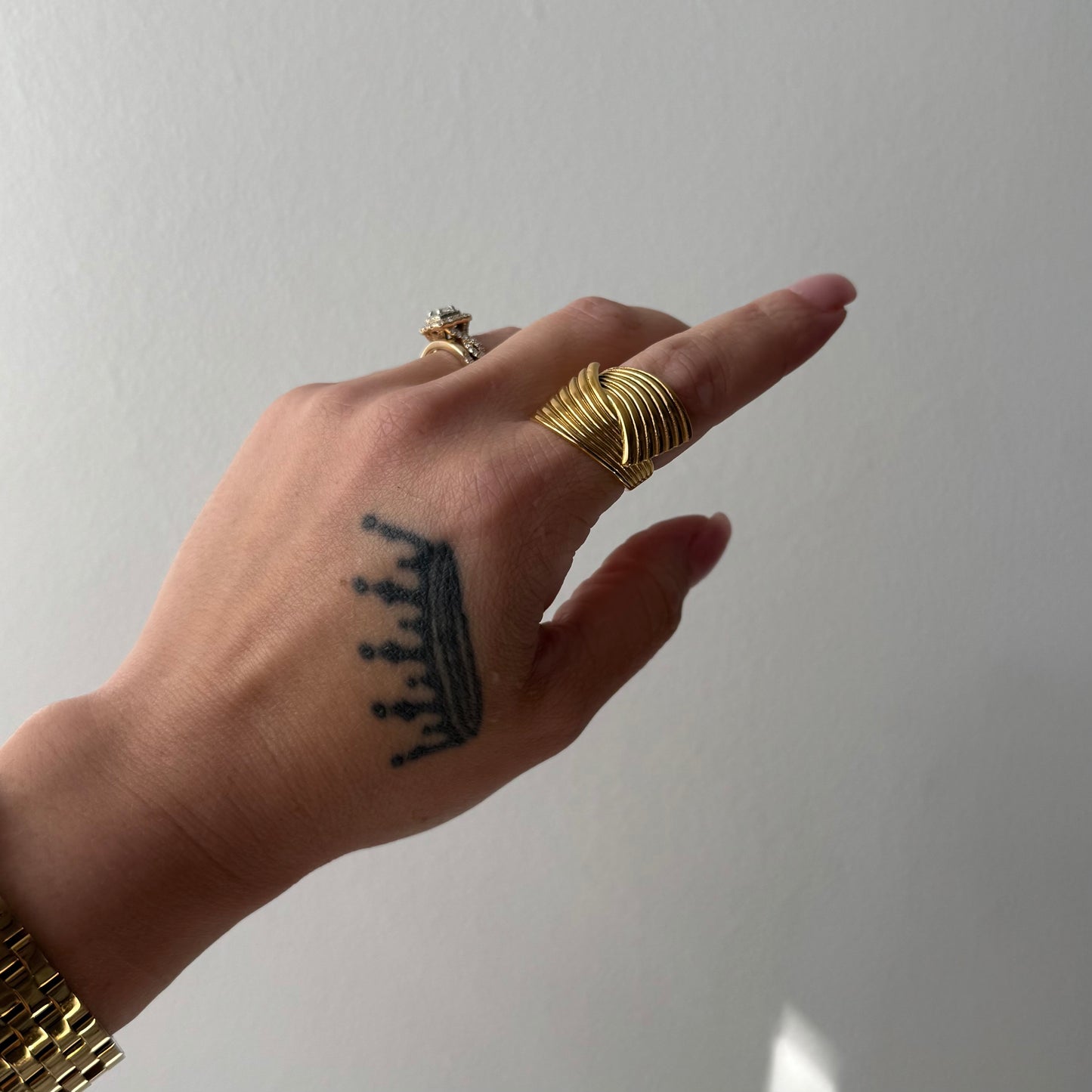 Fall Fan-Shaped Ring
