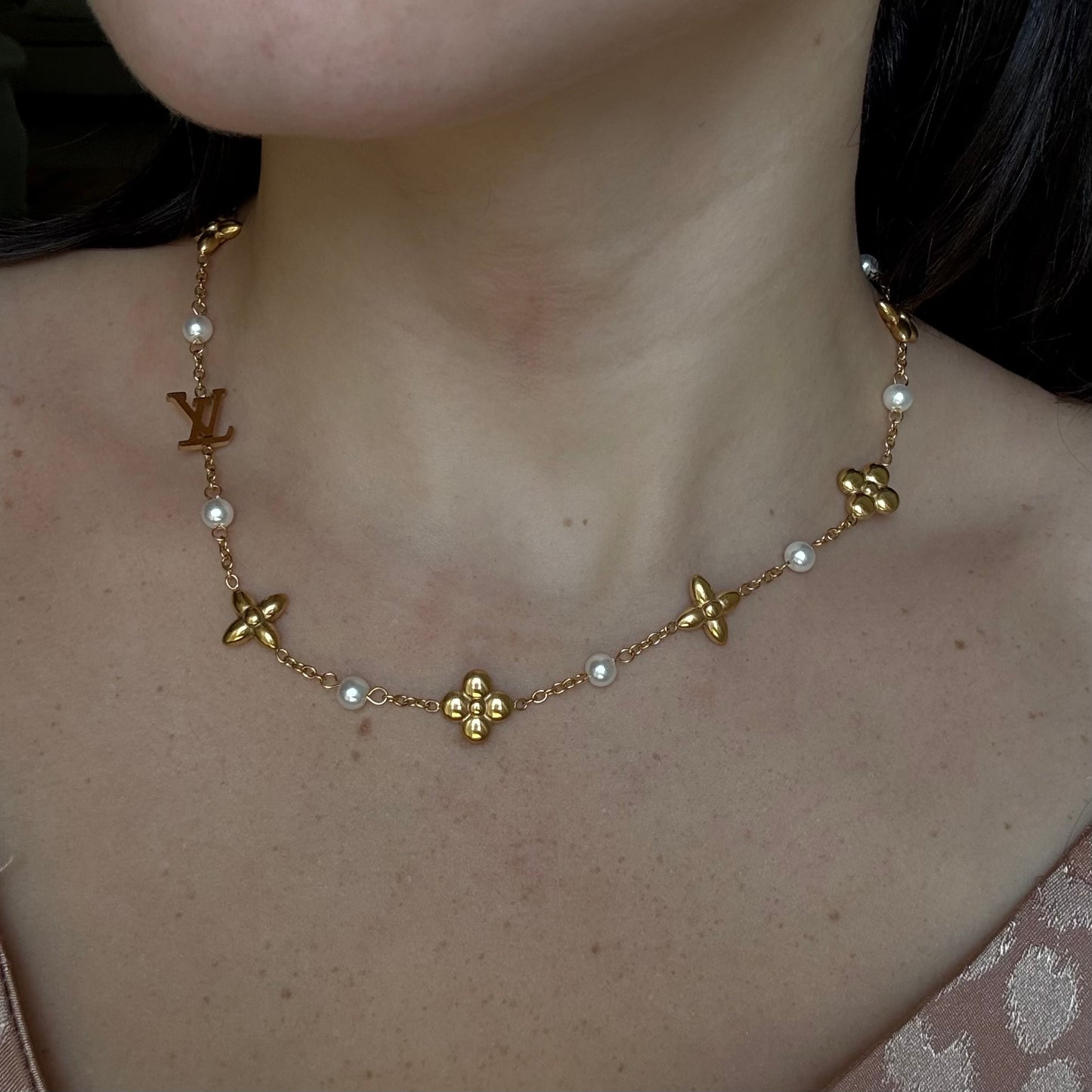LV Pearl Necklace
