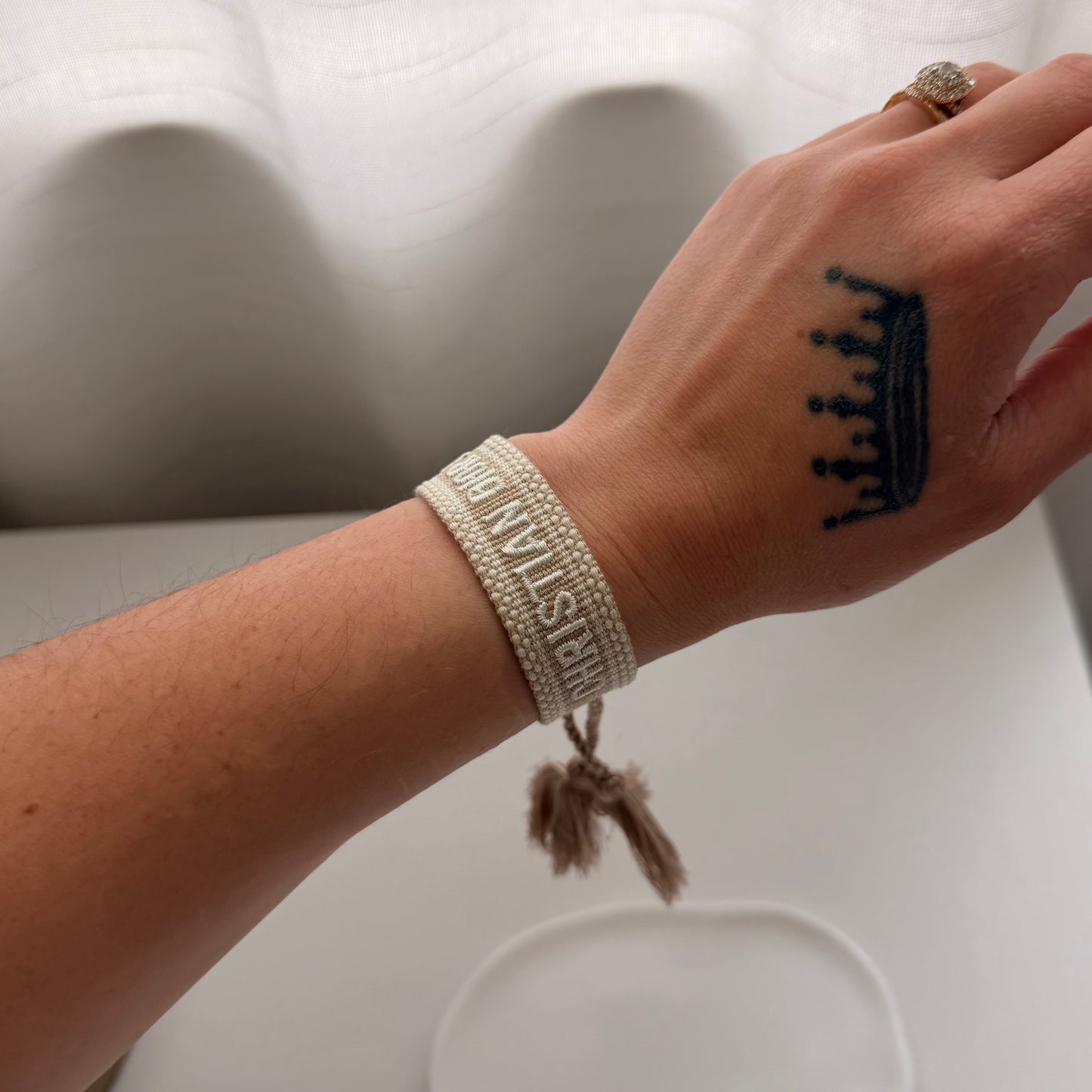 D Embroidered Bracelet