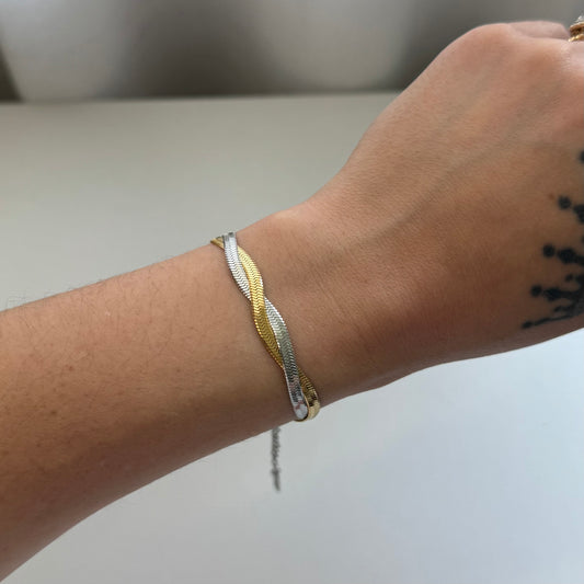 Dos Tonos Snake Bracelet