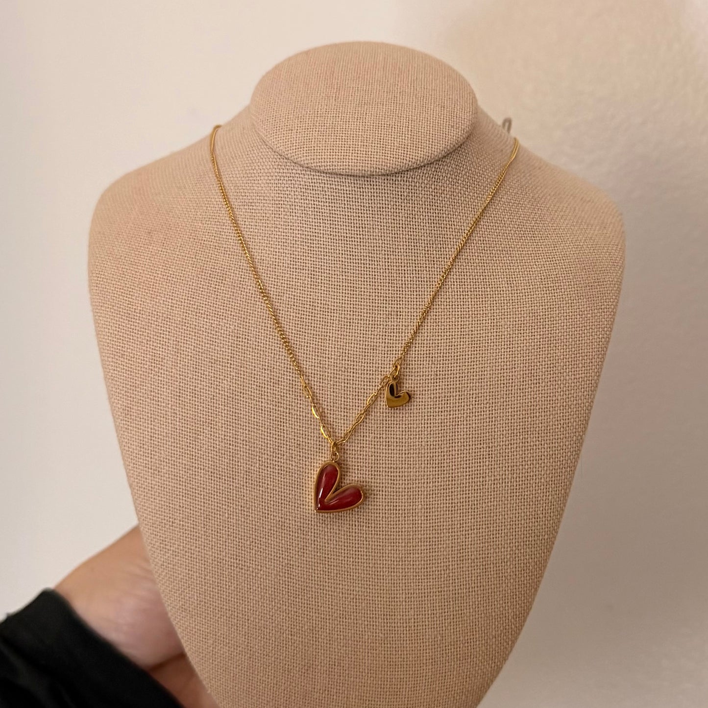 Double Heart Necklace