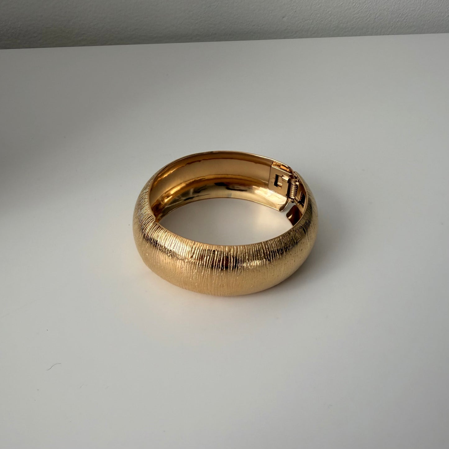 Gold Textured Bangle