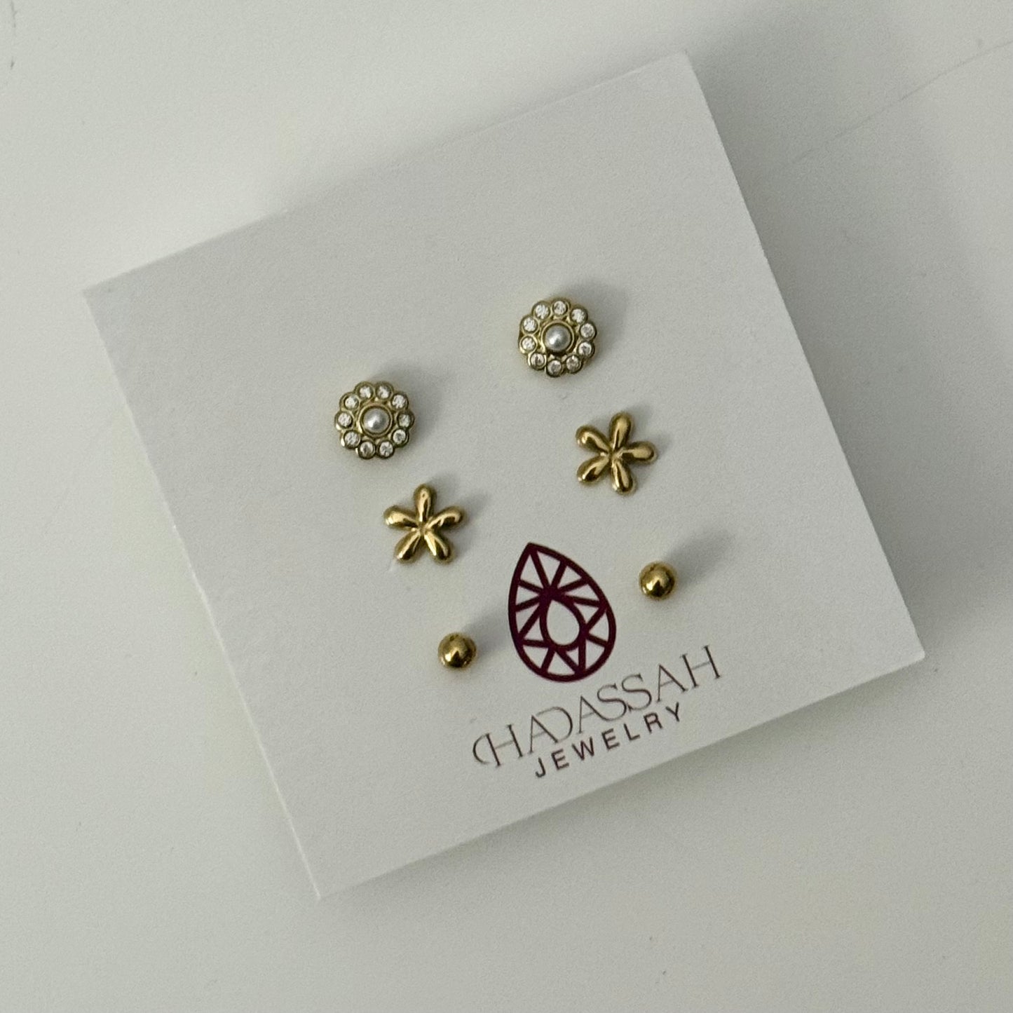 Studs Earrings Set