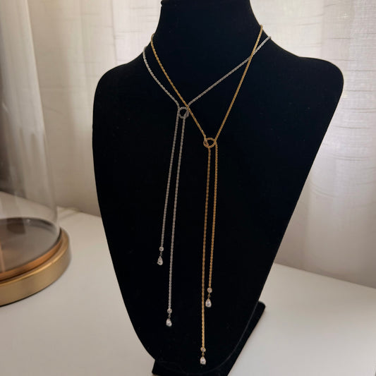 Knot Lariat Necklace
