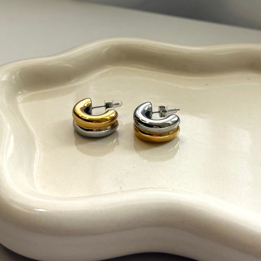 Dos Tonos Bold Earrings