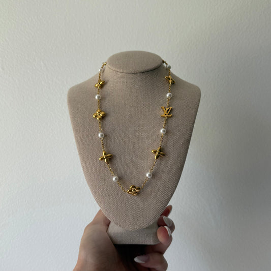 LV Pearl Necklace