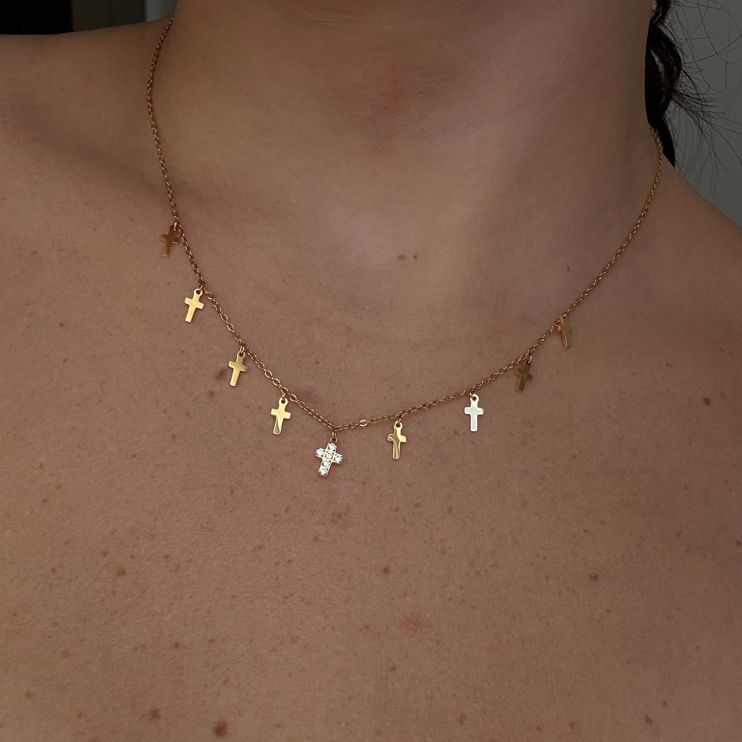 Cross Charm Necklace