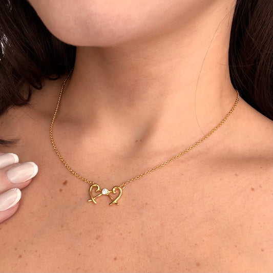 Tif Hearts Necklace